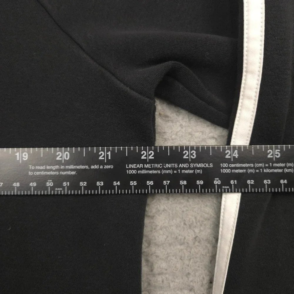 Adidas 3-Stripes Crewneck Sweatshirt Pullover Black White Logo Men's XL Fleece